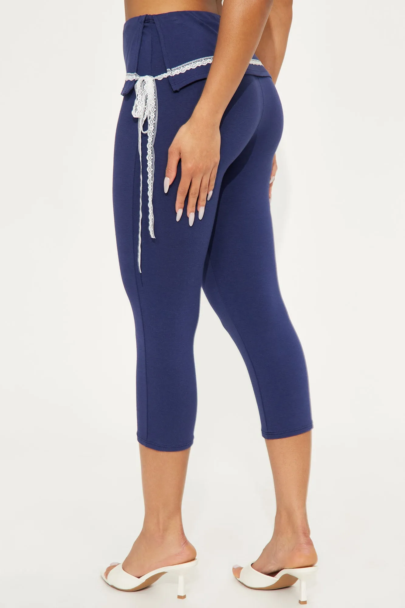 A New Direction Capri Legging - Navy