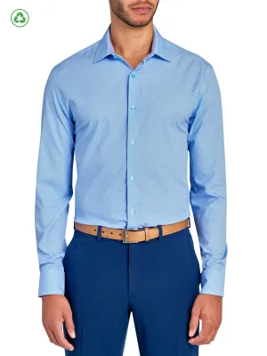 Abstract Geo Performance Dress Shirt