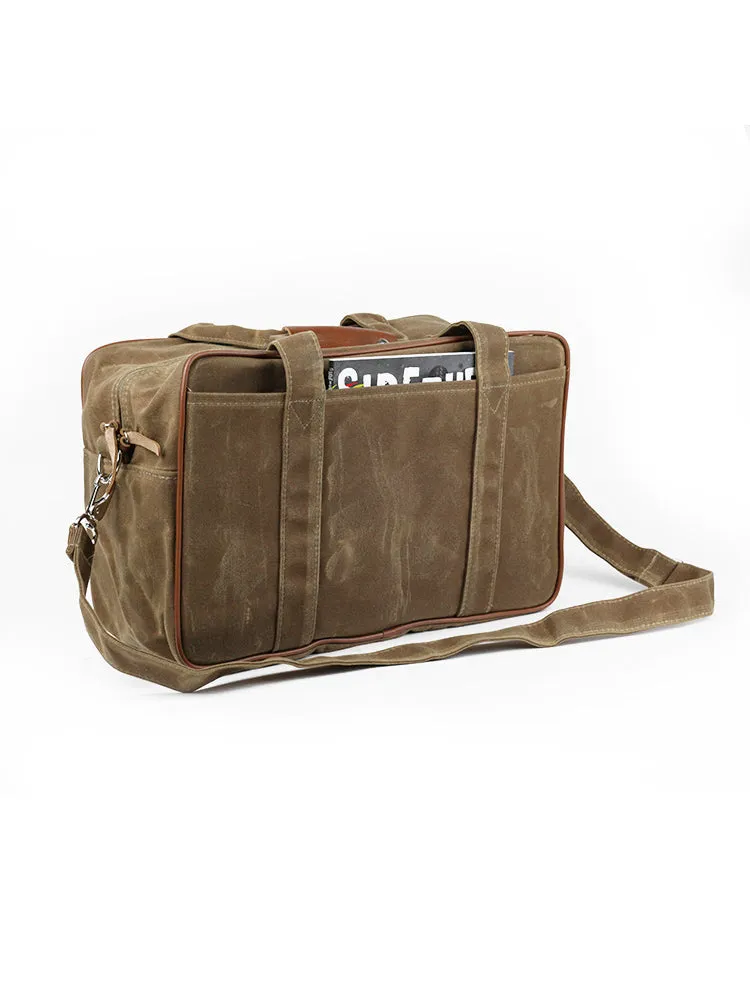 Acme Moto 33L Waxed Canvas Traveler Bag