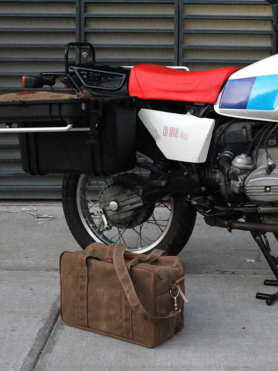 Acme Moto 33L Waxed Canvas Traveler Bag