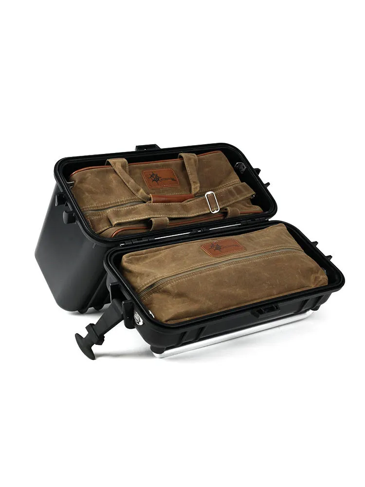 Acme Moto 33L Waxed Canvas Traveler Bag