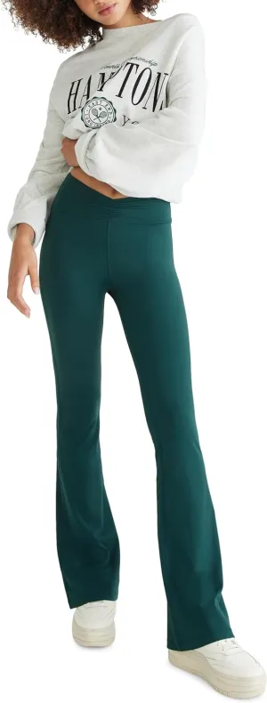 AEROPOSTALE Women's Airsoft High-Rise Cinched Flare Legging