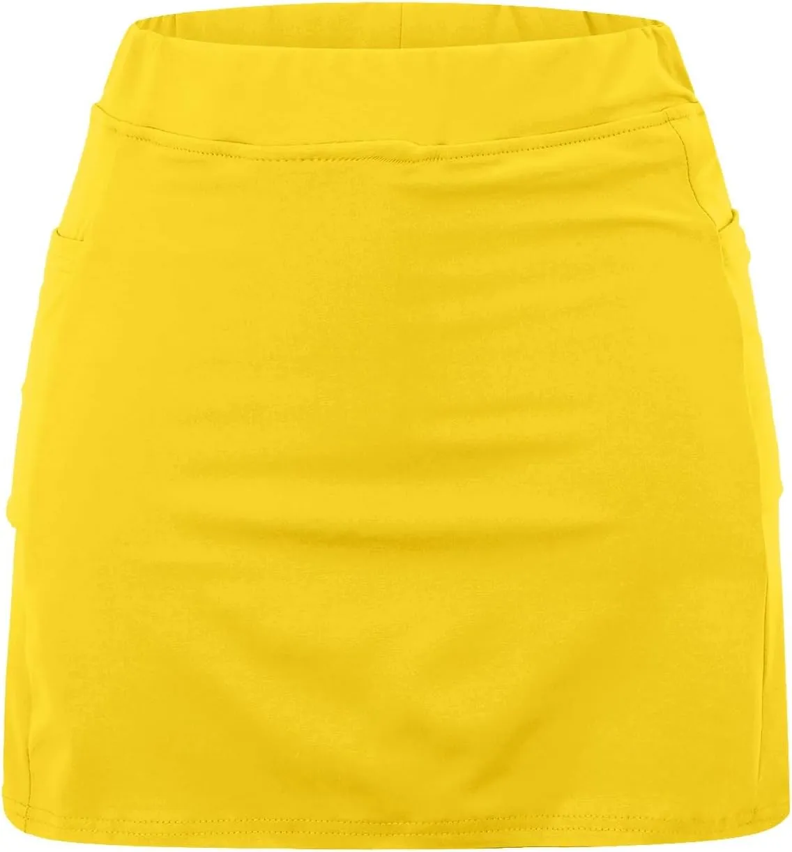 aihihe Skirts for Women Slit Trendy Summer Knee Length Modest Skorts for Women Knee Length Black Mini Skirt Women with Shorts