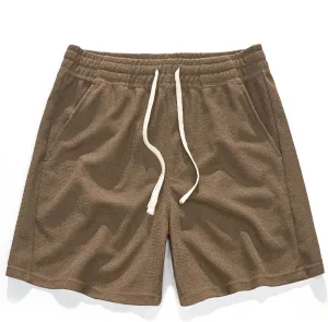 AIMPACT Mens Athletic Sweat Shorts 5.5" Elastic Waist Casual Pajama Short with Pocket Gym Workout Short Shorts for Men