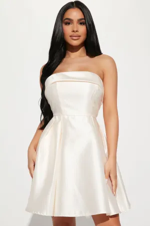 Always Sweet Mini Dress - Cream