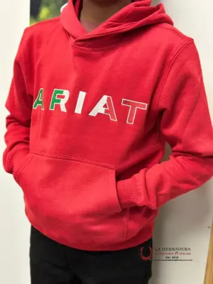 ARIAT HOODIE TEAM MEXICO RED