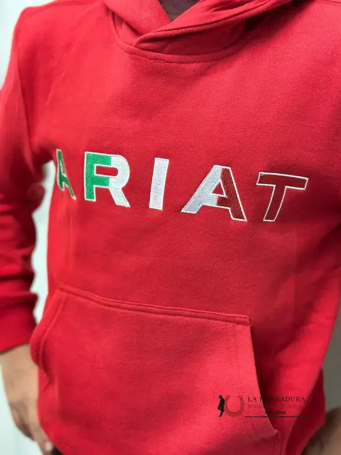 ARIAT HOODIE TEAM MEXICO RED