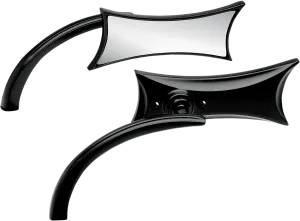ARLEN NESS 4 Point Mirror - Black - Left 13-418