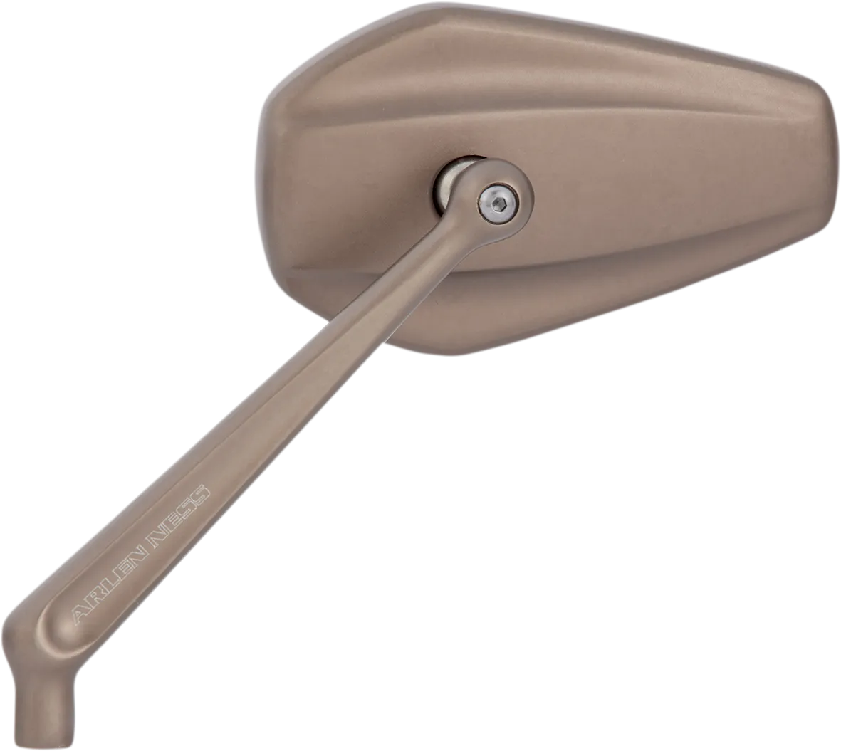 ARLEN NESS Mirror - Mini Stocker - Side View - Oval - Titanium - Right 13-169