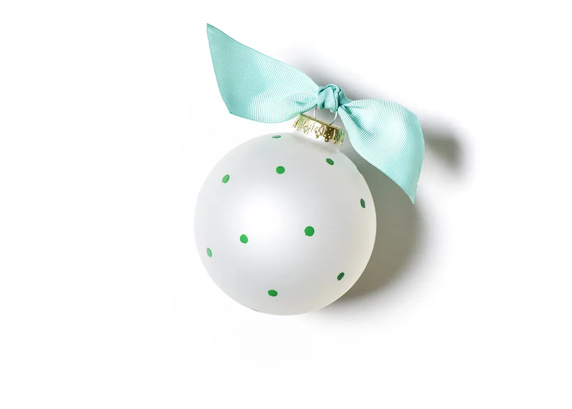 Away We Go Glass Ornament
