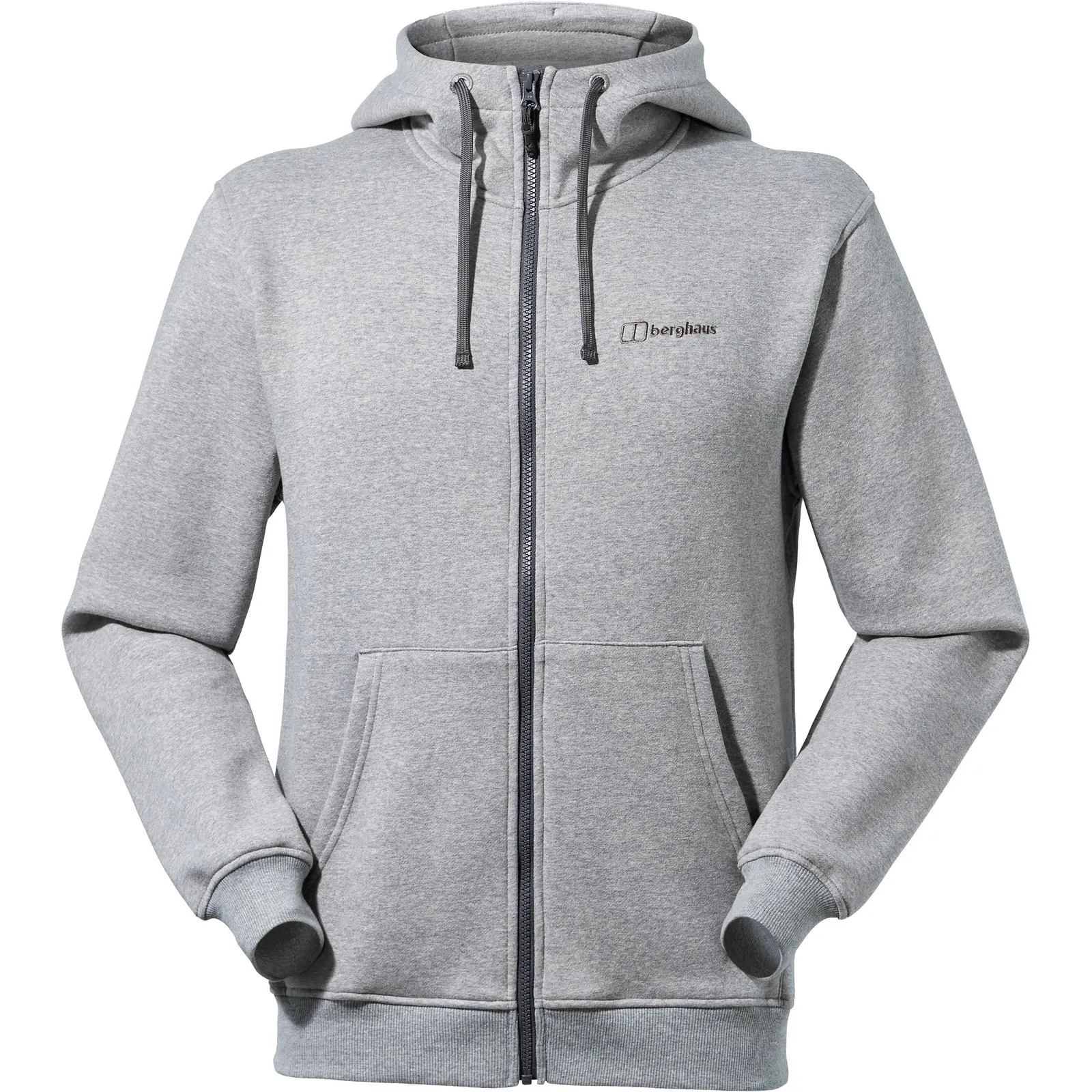 Berghaus Mens Logo Fz Kangaroo Pocket Hoodie
