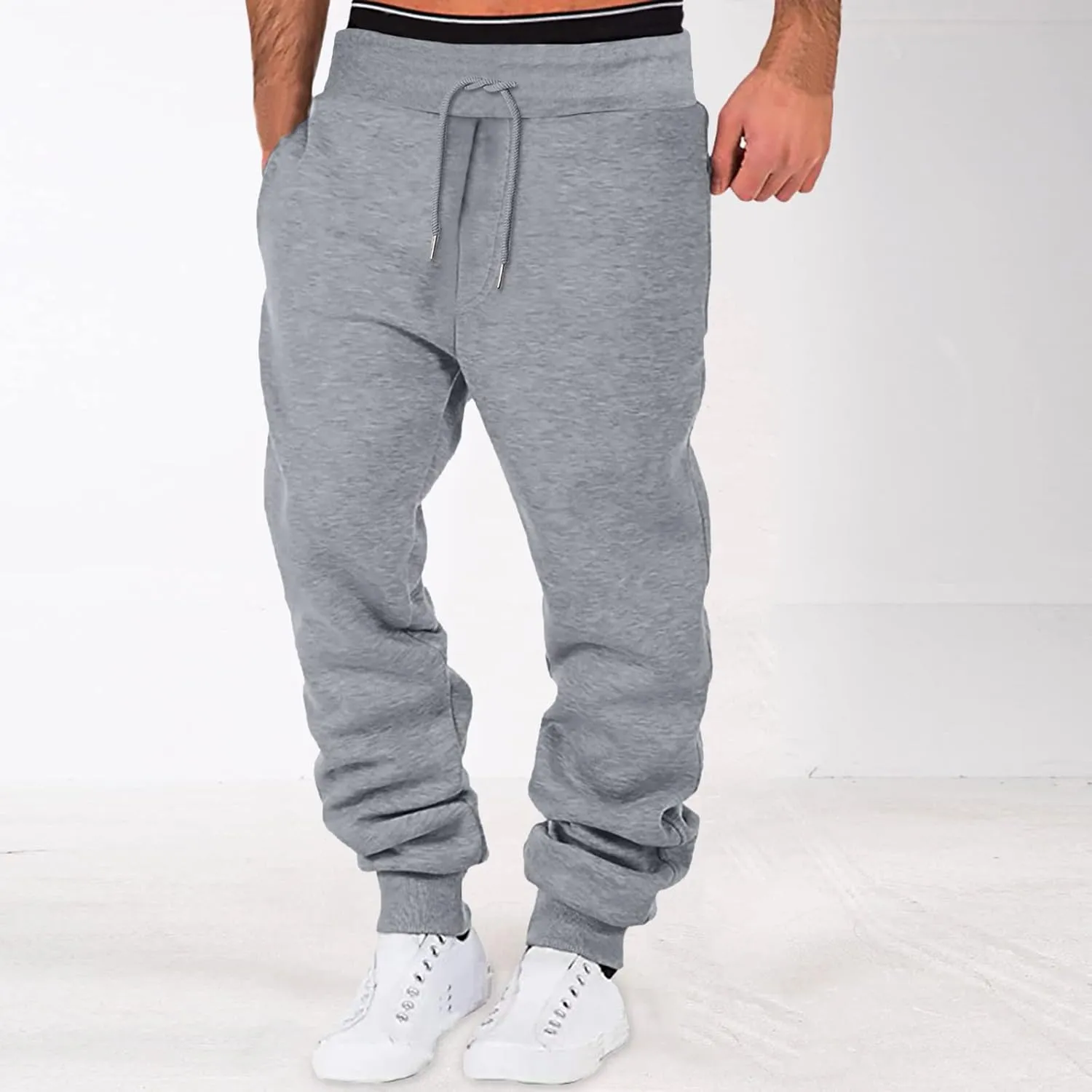 Big and Tall Cargo Pants for Men Sweatpants for Men Casual Work Pants Men Lounge Pants Men's Casual Pants Solid Color