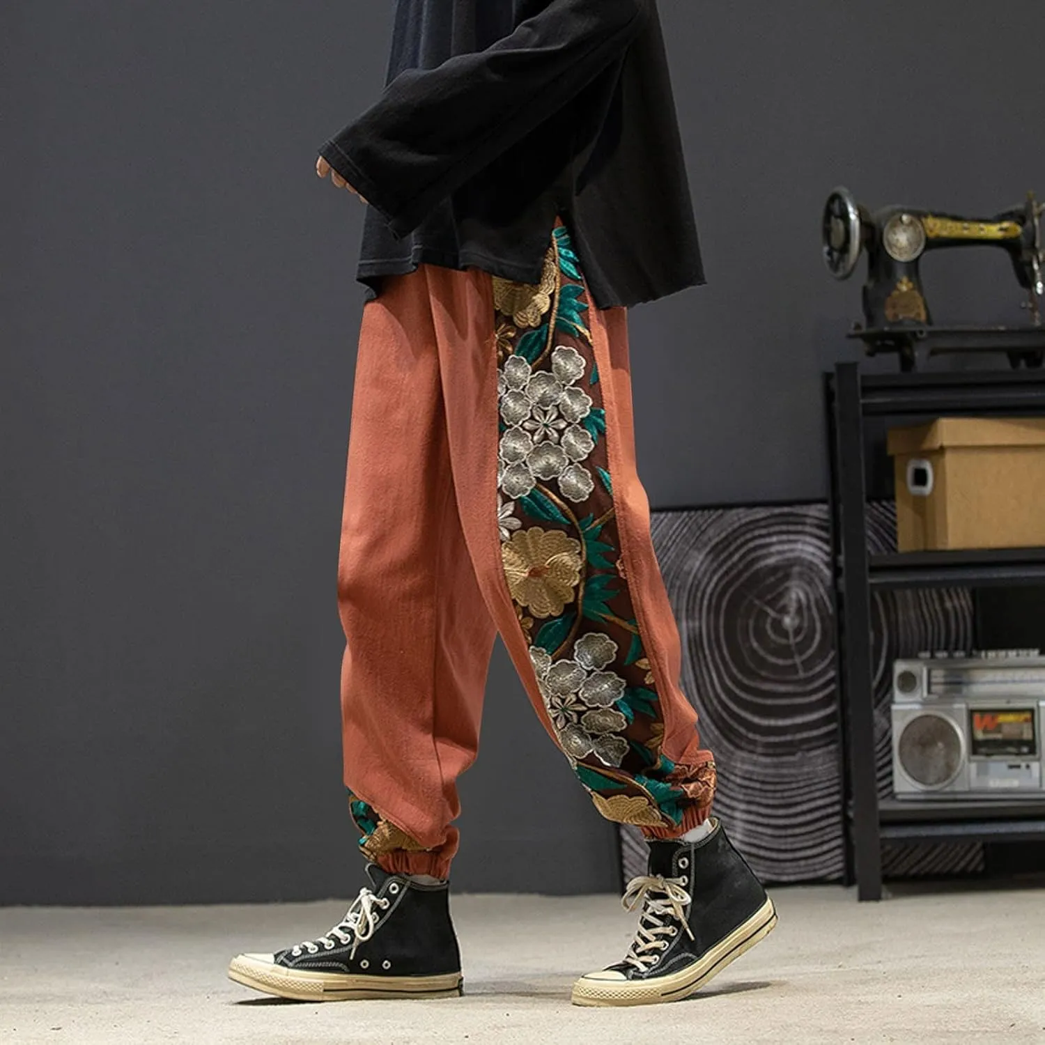 Big and Tall Cargo Pants for Men Sweatpants for Men Lightweight Loose Cargo Pants Sweatpants with Pockets for Running