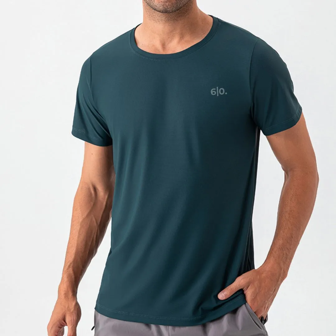 Burgundy quick dry material t-shirts for men With print