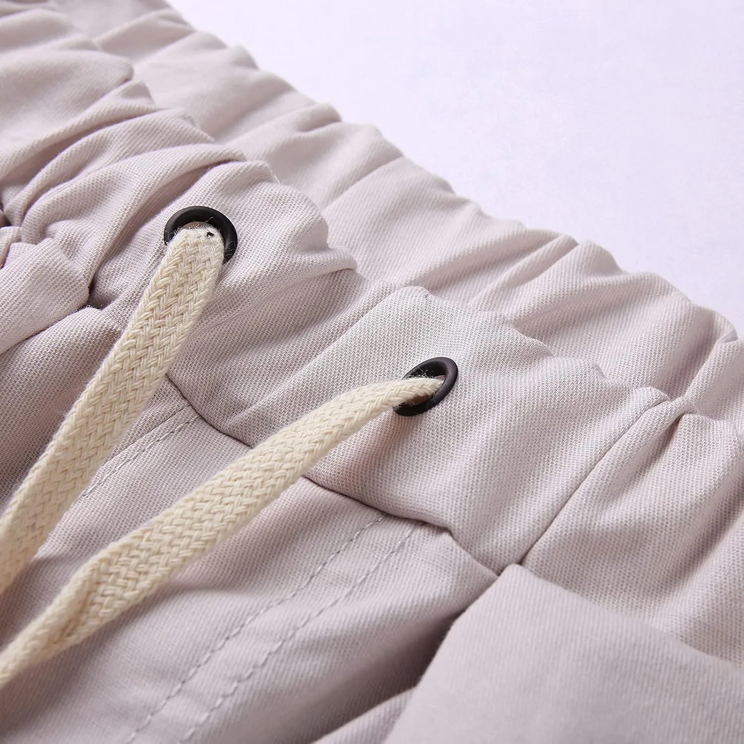 Cargo Pants for Men Big and Tall Men's Heavyweight Fleece Cargo Sweatpants Stretch Elastic Waist Jogger Sports Pants