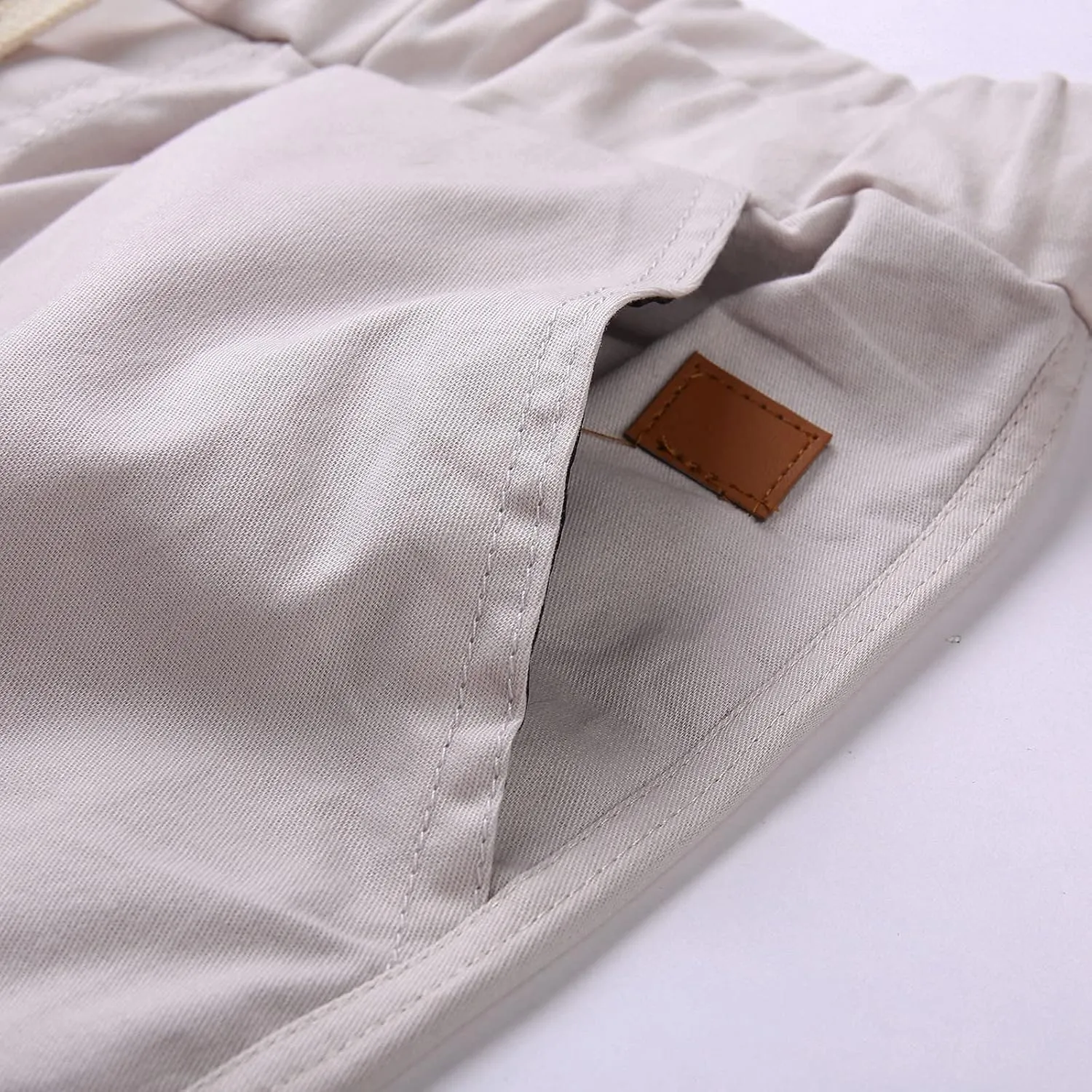 Cargo Pants for Men Big and Tall Men's Heavyweight Fleece Cargo Sweatpants Stretch Elastic Waist Jogger Sports Pants