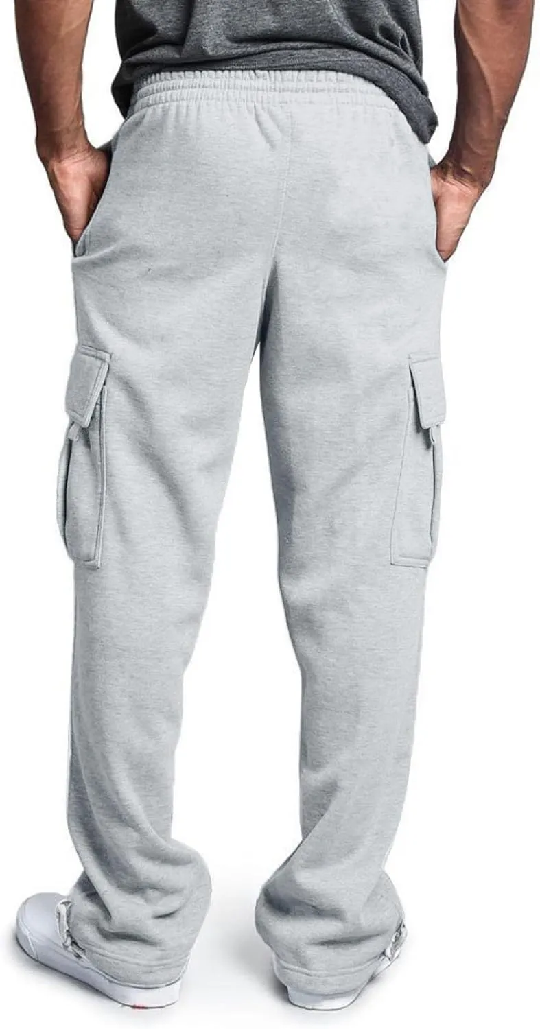 Cargo Pants For Men Stretch Drawstring Elastic Waist Sweatpants Tall Regular Fit Pants Tall Joggers Trousers