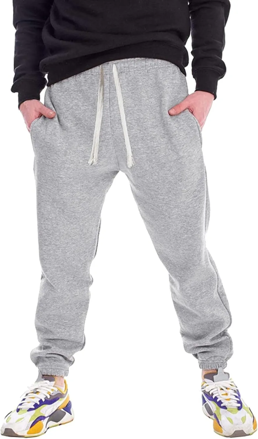 Cargo Sweatpants for Men Mens Lounge Pants Athletic Cargo Pants for Men Casual Work Trousers Tactical Pants Rip-Stop
