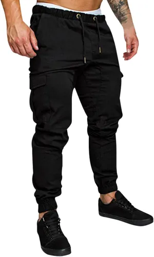 Cargo Sweatpants for Men Mens Lounge Pants Men Casual Cargo Pants Hiking Pants Workout Joggers Men's Reflective Cargo