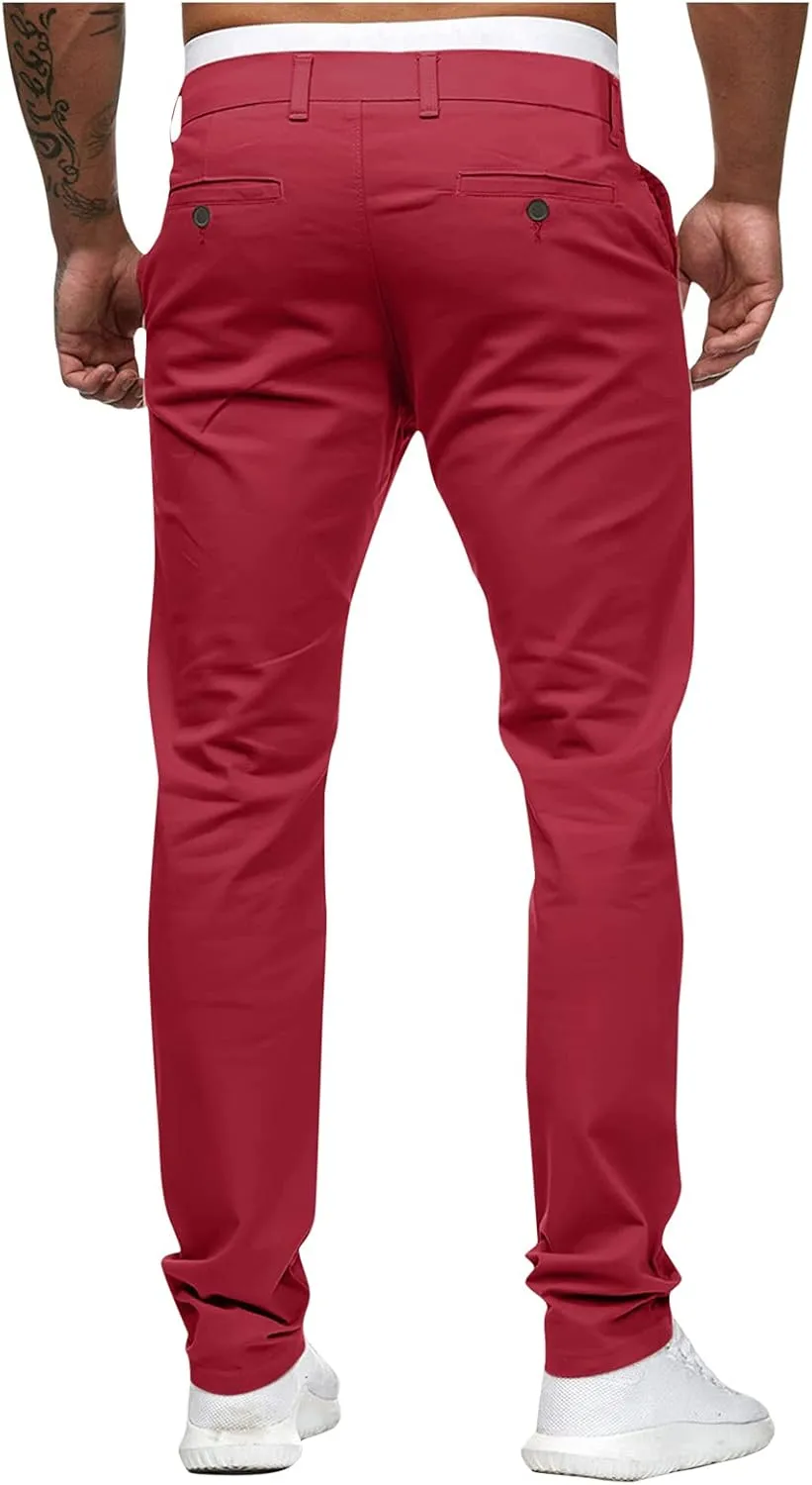 Cargo Trousers for Men Casual Sweatpants Outdoor Elastic Waist Drawstring Pant with Pockets Men's Pants Cargo Joggers