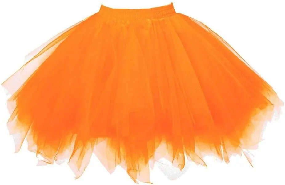 Carnevale New Women Tulle Skirts Knee Length Long Adult Tutu Layered Short Prom Party Midi Skirt Mini Skirt