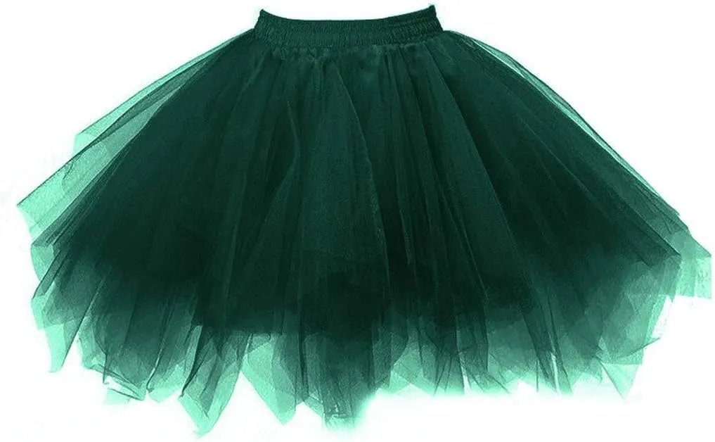 Carnevale New Women Tulle Skirts Knee Length Long Adult Tutu Layered Short Prom Party Midi Skirt Mini Skirt
