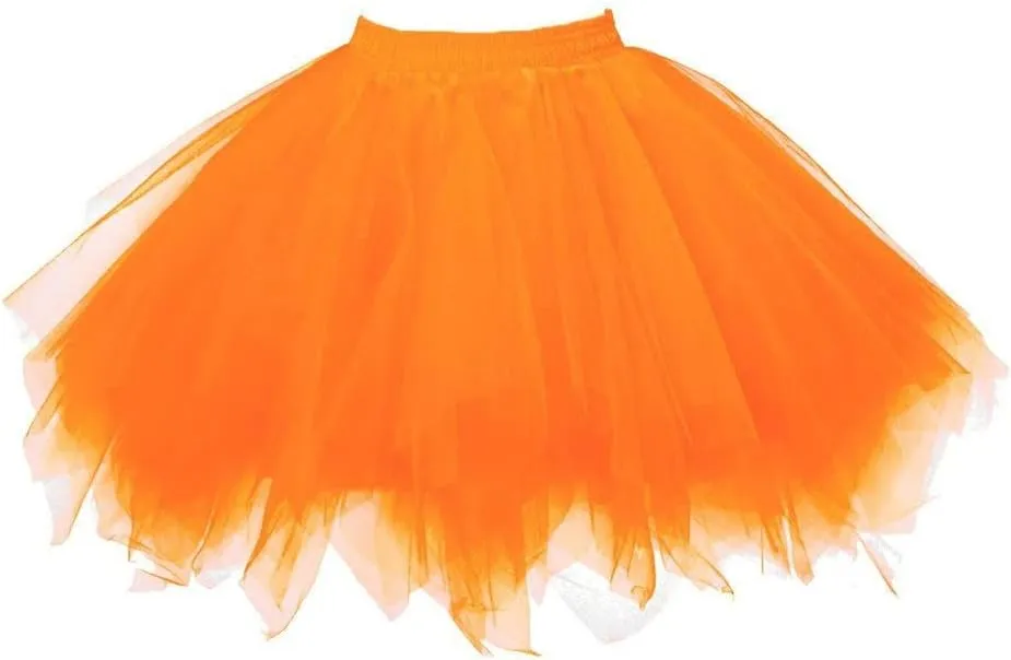 Carnevale New Women Tulle Skirts Knee Length Long Adult Tutu Layered Short Prom Party Midi Skirt Mini Skirt