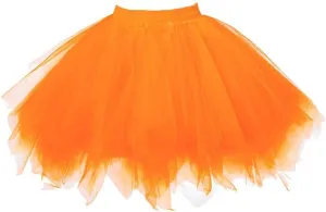 Carnevale New Women Tulle Skirts Knee Length Long Adult Tutu Layered Short Prom Party Midi Skirt Mini Skirt