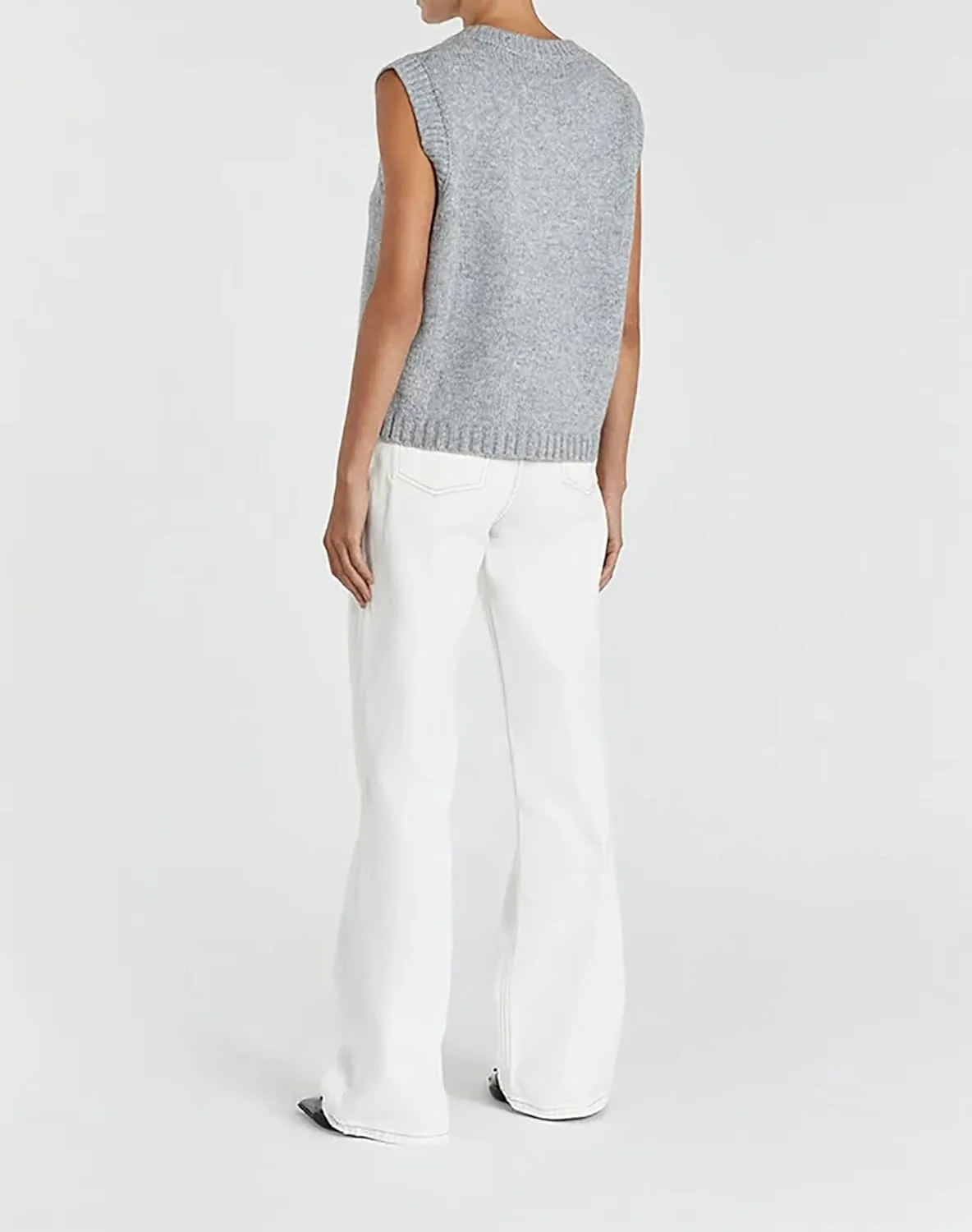 Cioatin Women Summer Knit Sweater Vest 2024 Sleeveless Button Down Loose Cardigan Tank Shirt Top Going Out Outfits Teen