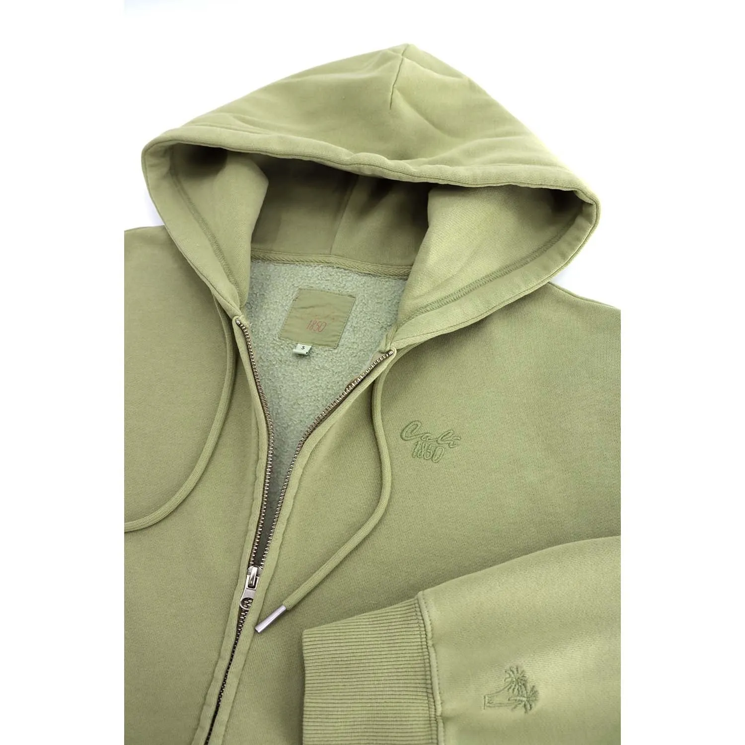 Cloud Fleece Zip Up Hoodie - Wasabi