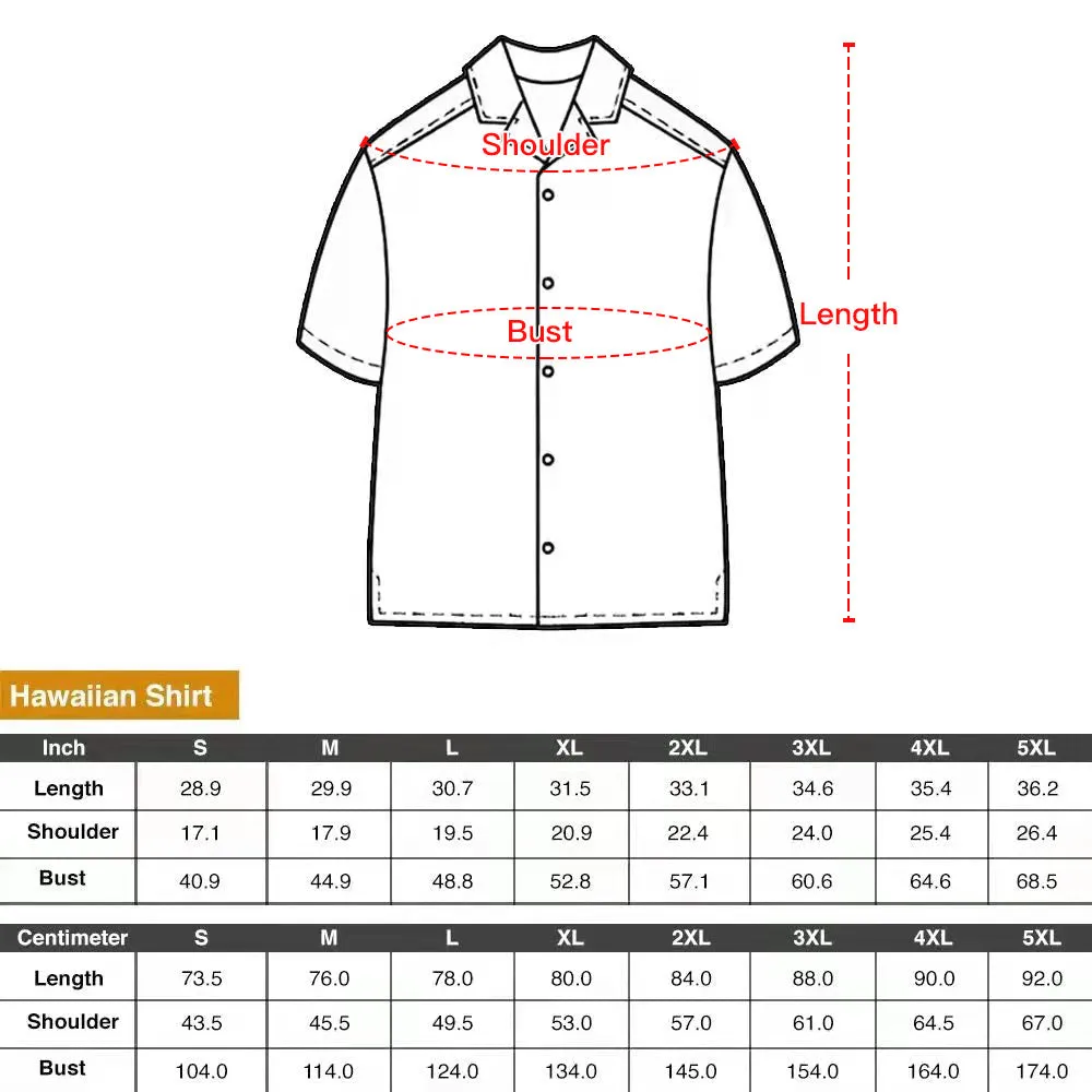 Color Print Rendered Shirts Custom Photos Hawaiian Aloha Shirts Beach Vacation