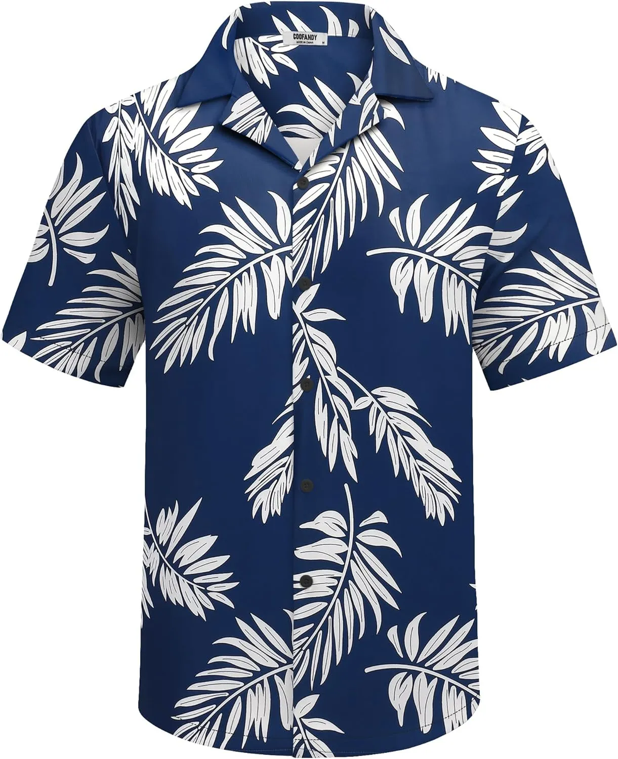 COOFANDY Men's Hawaiian Matching Shirt and Shorts Set Summer Beach 2 Piece Outfits Short Sleeve Cuban Shirts and Shorts