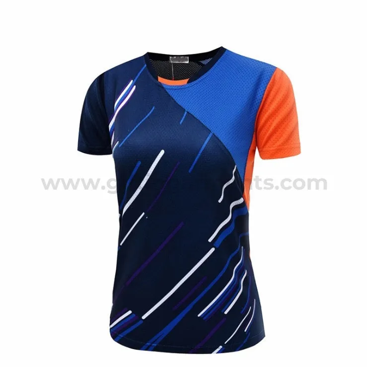 Cool Quick Dry Sports Custom Sublimation Printing Marathon Running T shirt