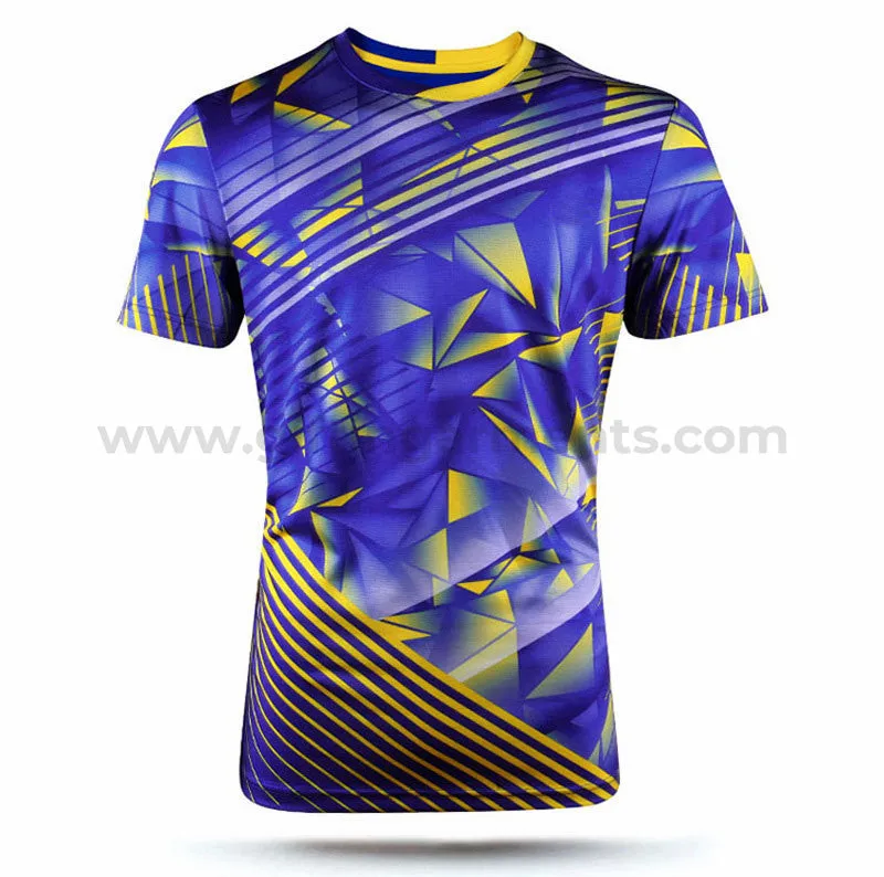 Cool Quick Dry Sports Custom Sublimation Printing Marathon Running T shirt