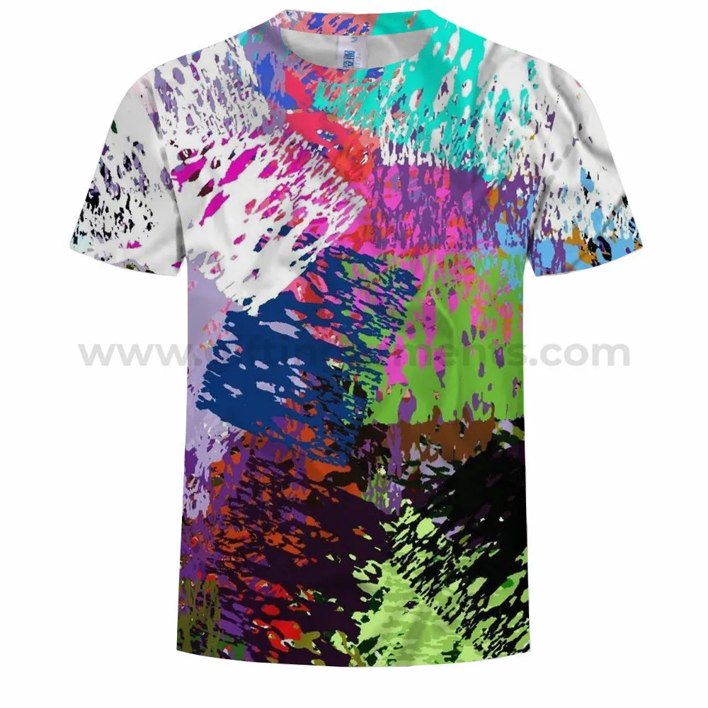 Cool Quick Dry Sports Custom Sublimation Printing Marathon Running T shirt