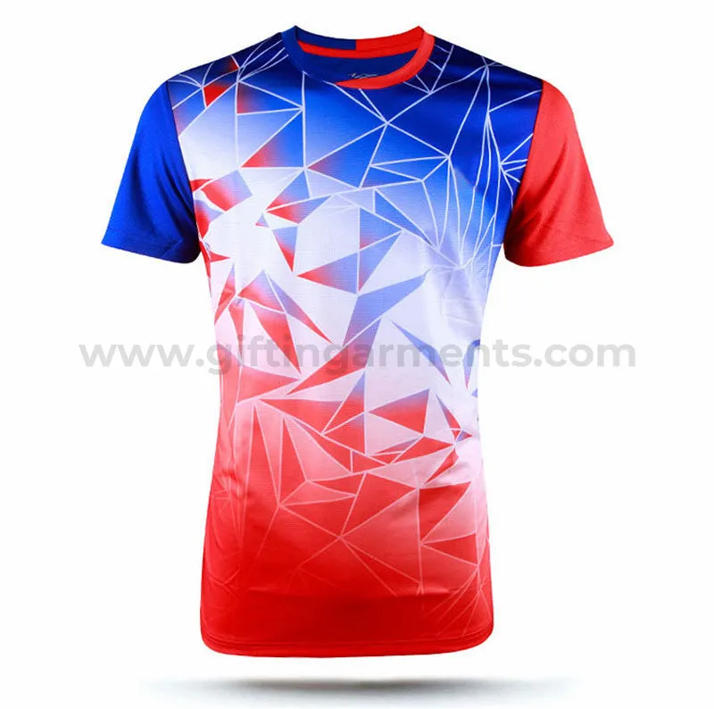 Cool Quick Dry Sports Custom Sublimation Printing Marathon Running T shirt