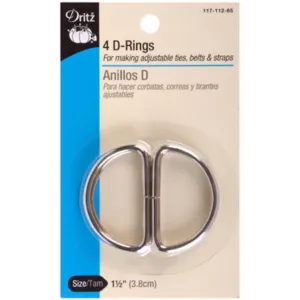 D-Rings 1½", 4 count