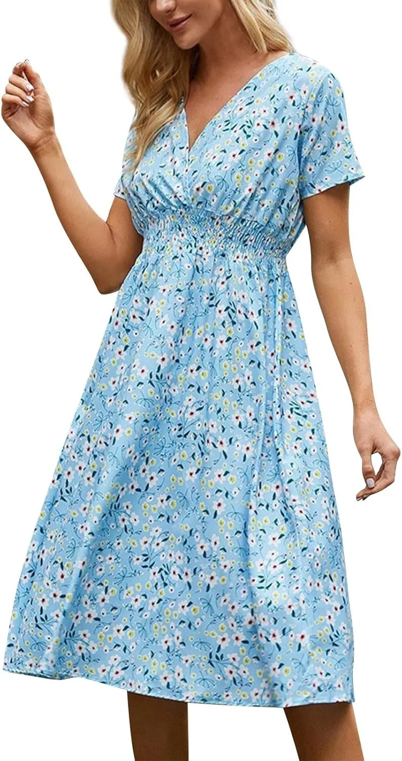 Dresses for Women 2025 Tea Party Dresses for Woman Womens Summer Dresses Spring Summer Casual