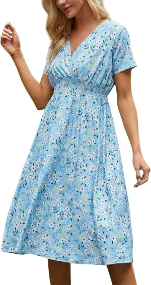 Dresses for Women 2025 Tea Party Dresses for Woman Womens Summer Dresses Spring Summer Casual