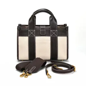 Durable Canvas and Leather Urban Messenger Laptop Bag -i7bags