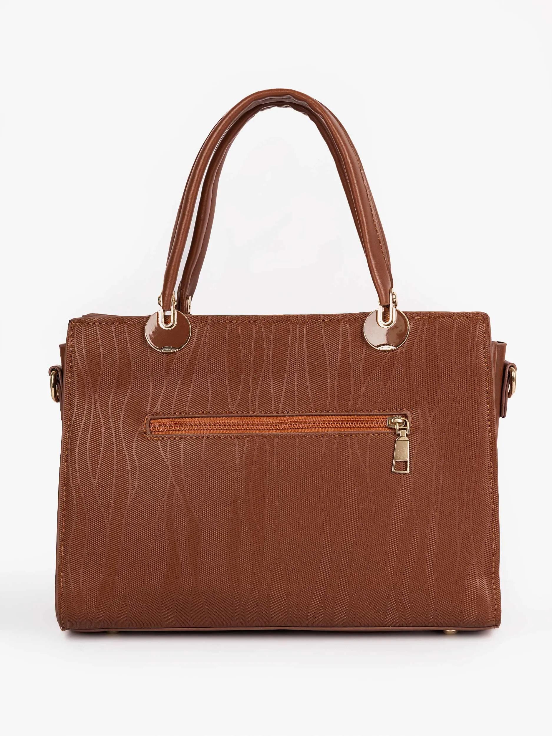 Engraved Texture Handbag