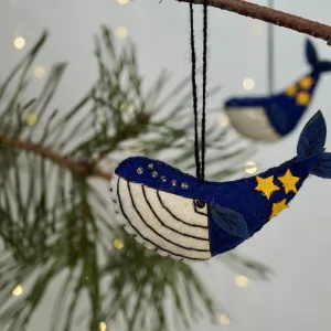 Felt Starry Whale