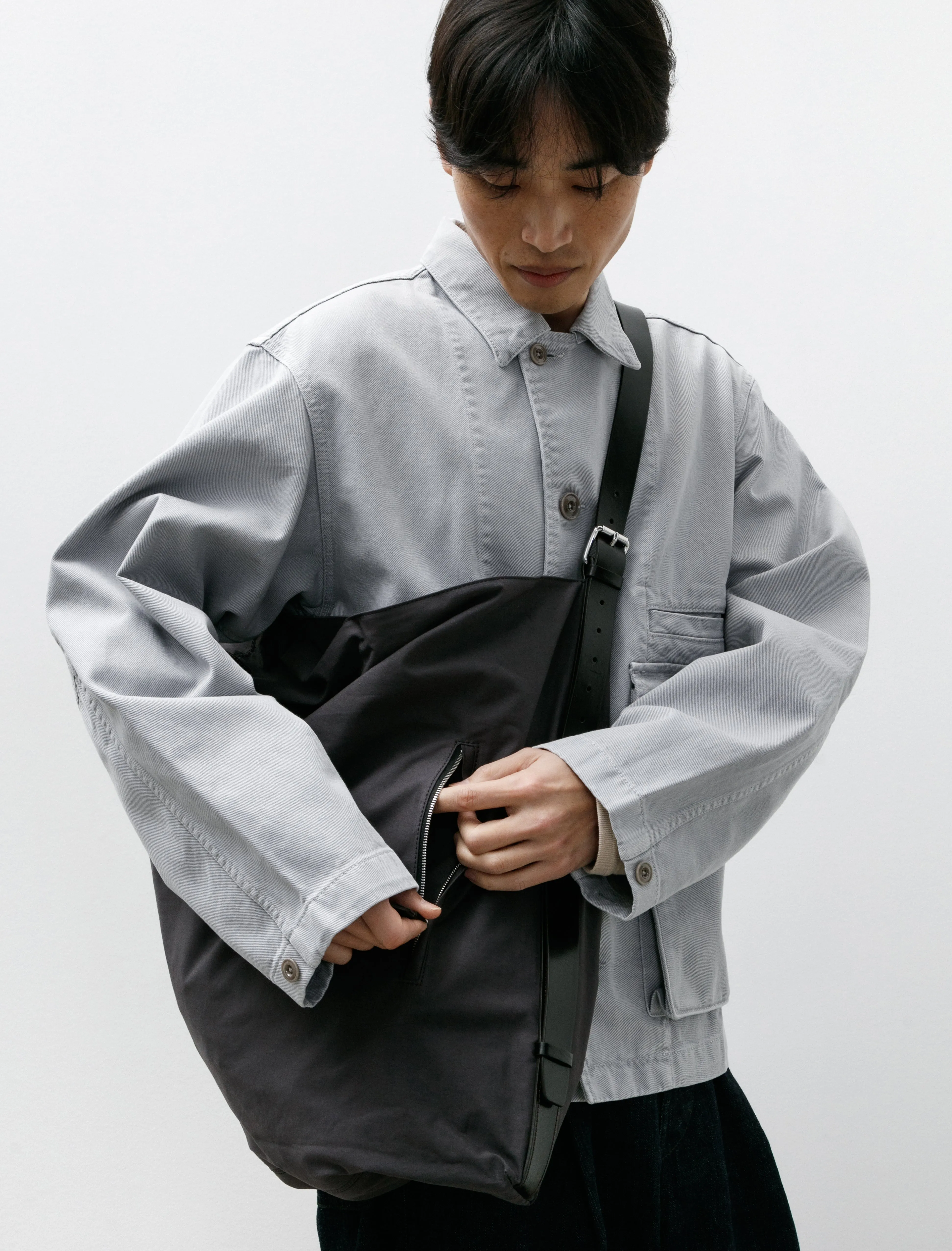 Flag Hobo Bag Ash Black
