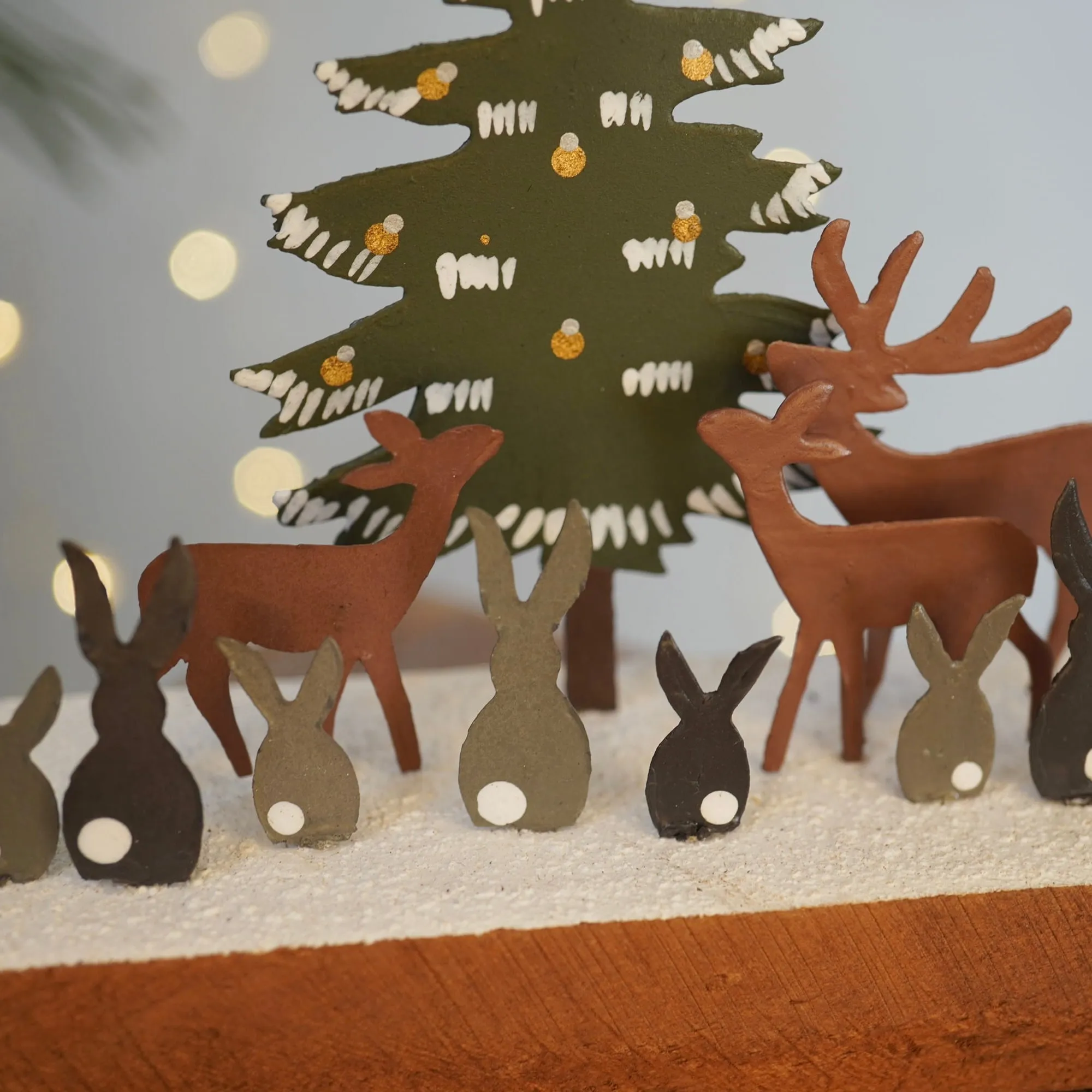 Forest Christmas Scene