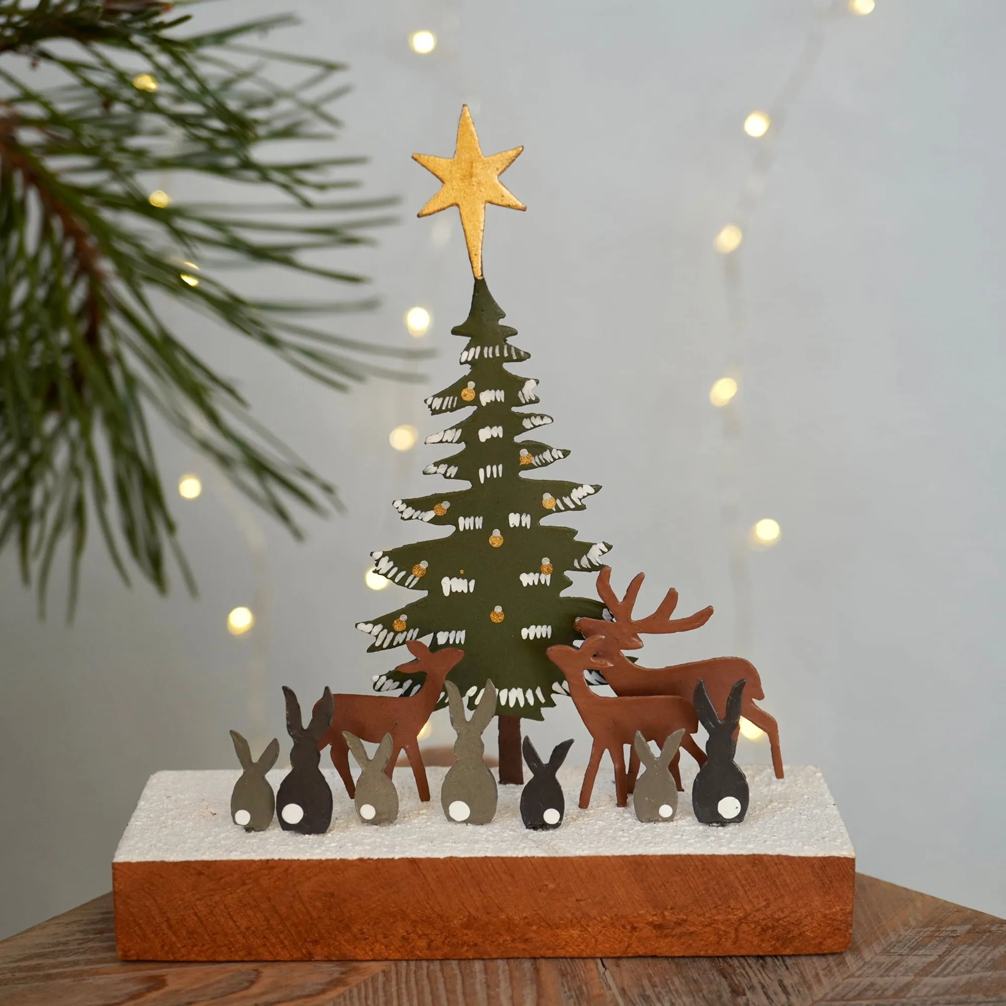 Forest Christmas Scene