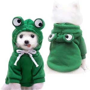 Frog Style Pullover Pet Hoodies