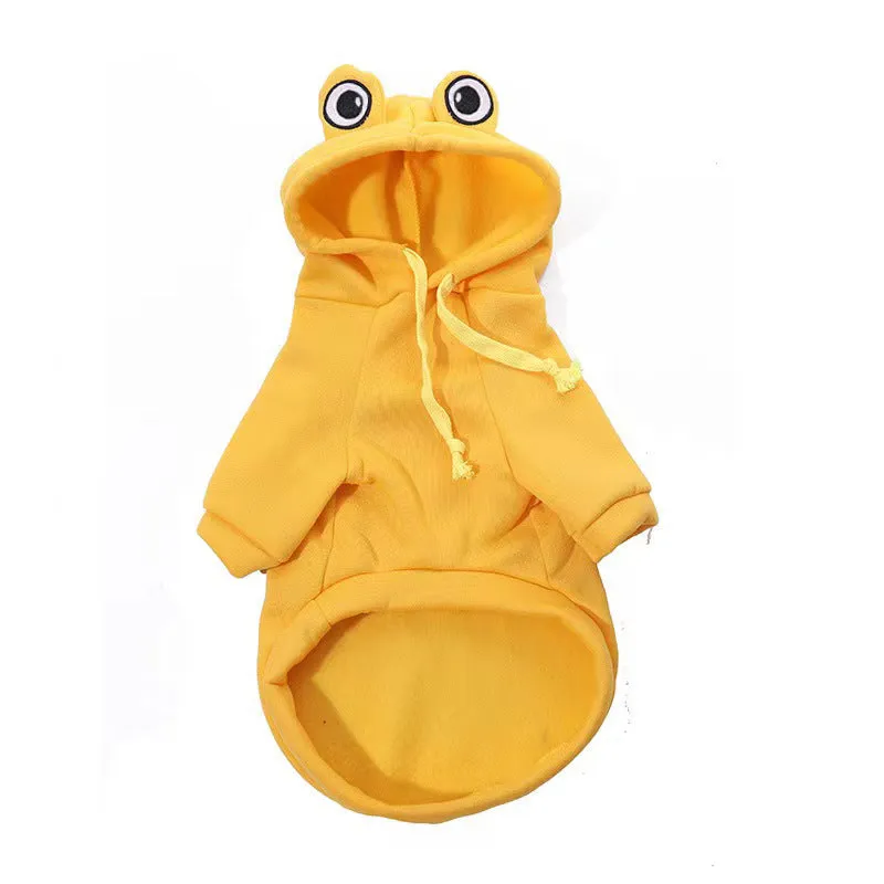Frog Style Pullover Pet Hoodies