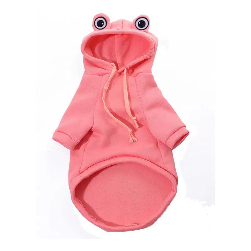 Frog Style Pullover Pet Hoodies