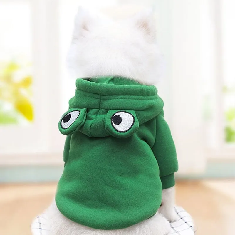 Frog Style Pullover Pet Hoodies