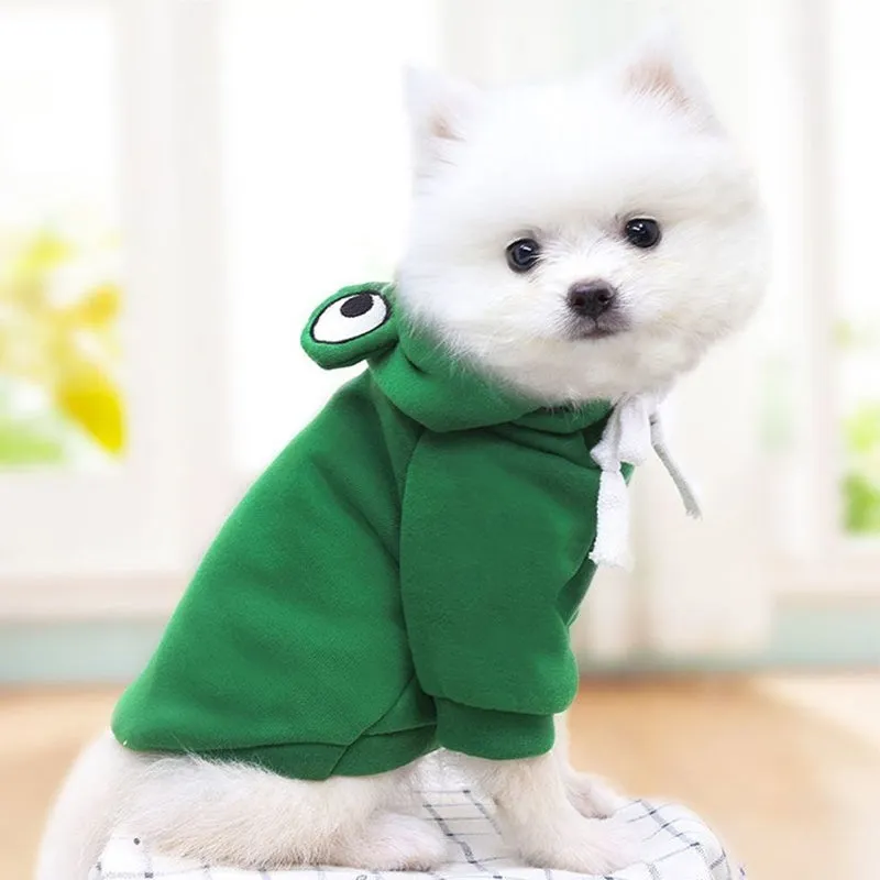 Frog Style Pullover Pet Hoodies